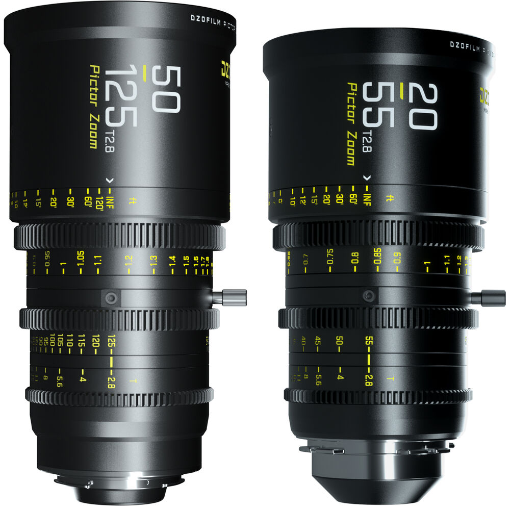 Сет от 2 обектива DZOFILM Pictor 20-55mm и 50-125mm T2.8