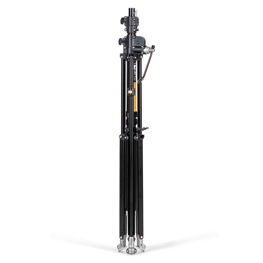 Студиен статив Manfrotto Avenger 387XBU Super Wind Up - неръждаема стомана - черен 5г. гаранция