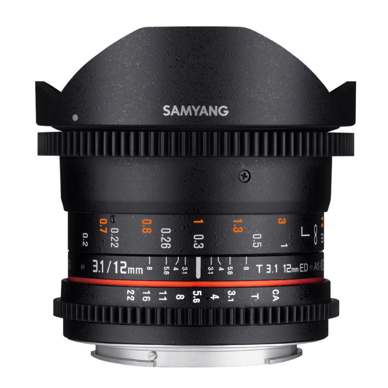 Samyang 12mm T3.1 VDSLR ED AS NCS Fish-Eye for Sony E