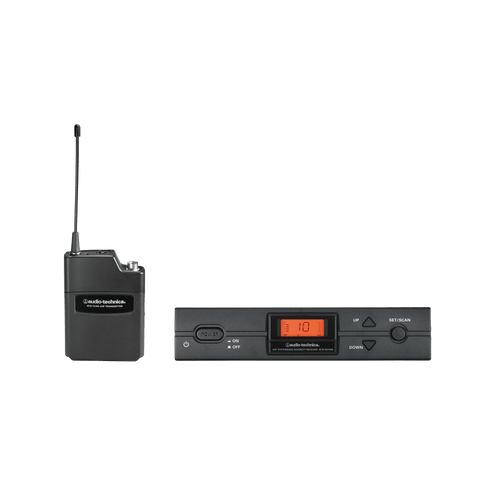 Audio-Technica ATW-2120b/D 656.125-678.500 MHz Series Network Wireless system with Beltpack transmitter  and a receiver