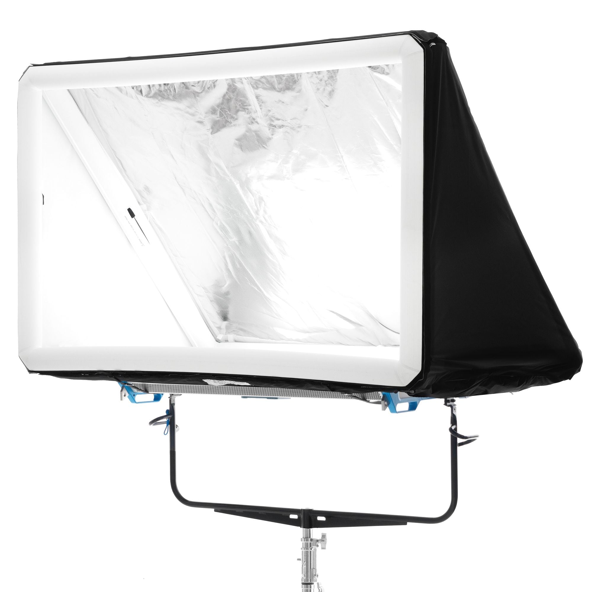 Надуваем софтбокс DoPChoice SnapBox AirGlow 2x2 за панели като Creamsource Vortex24 и Arri S360