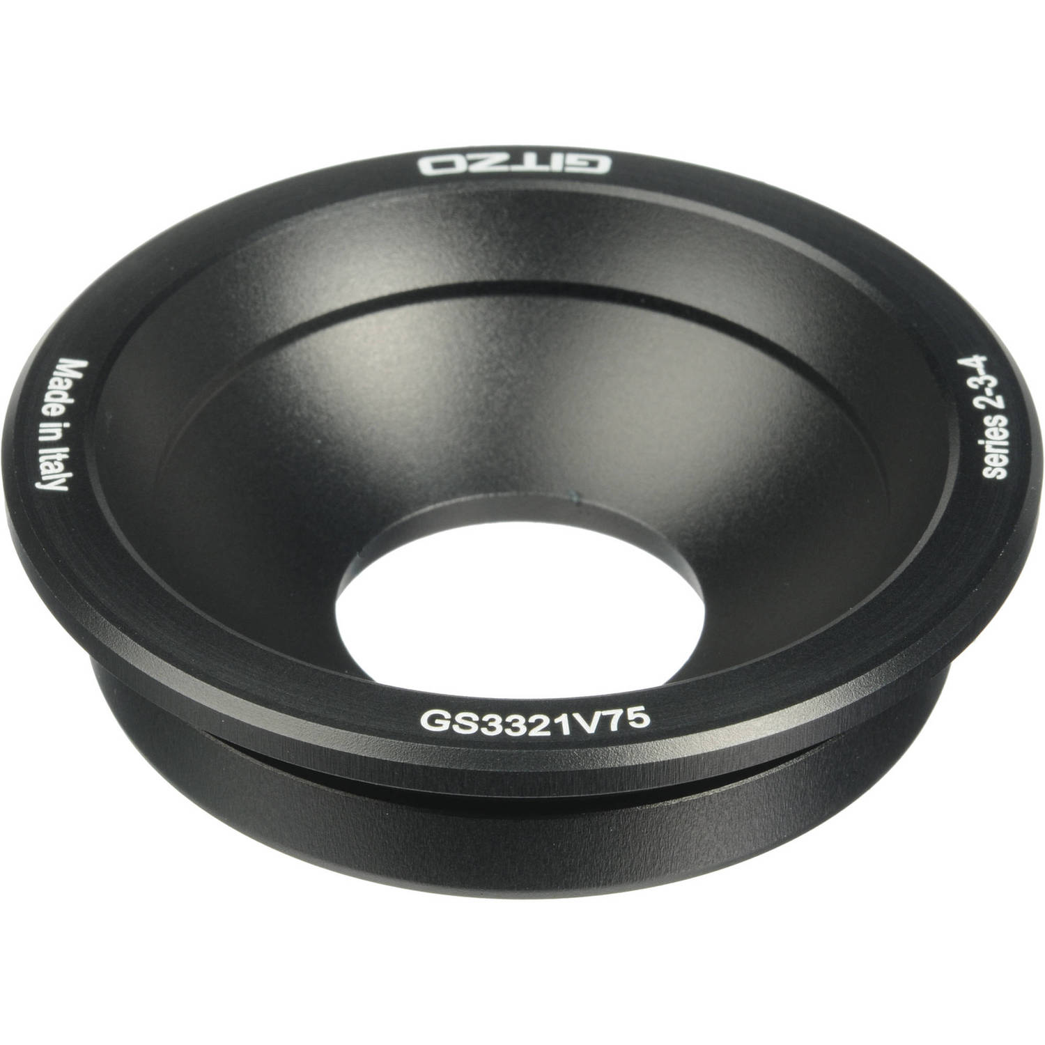 Gitzo 75mm half bowl video adapter systematic, series 2-4