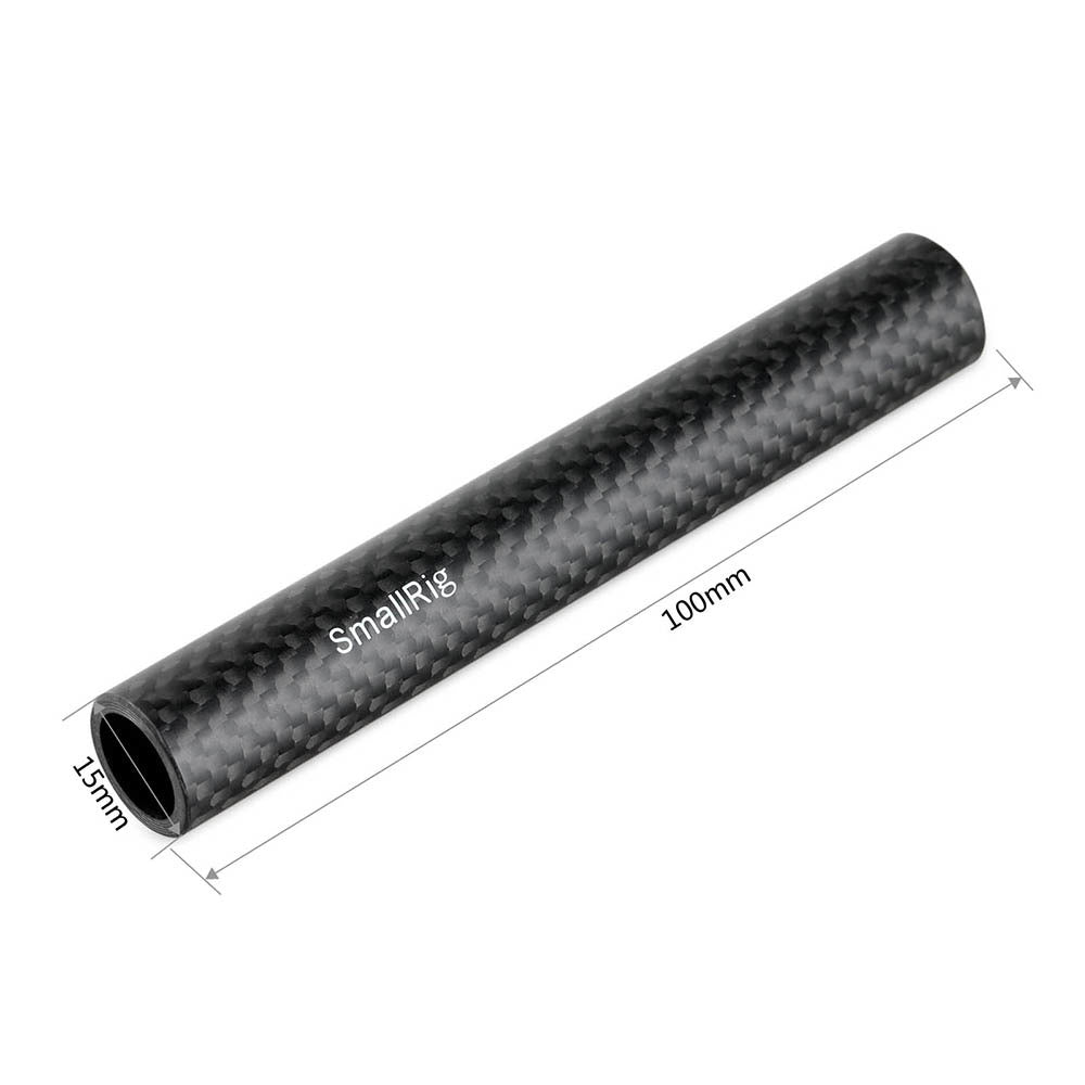 SmallRig 15mm Carbon Fiber Rod (4’’, pair)