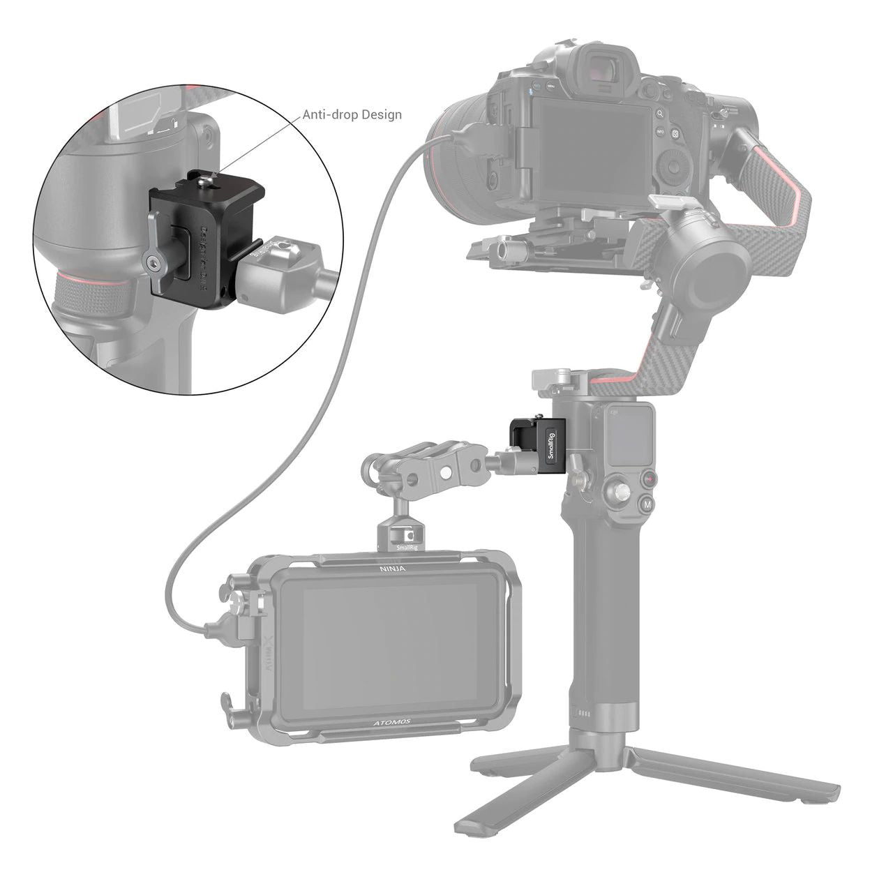 Странична NATO клампа за DJI RS2 / RSC 2 - Smallrig 3025
