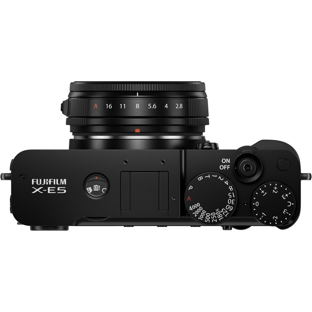 Фотоапарат Fujifilm X-E5 с обектив XF 23mm f/2.8 (Черен)