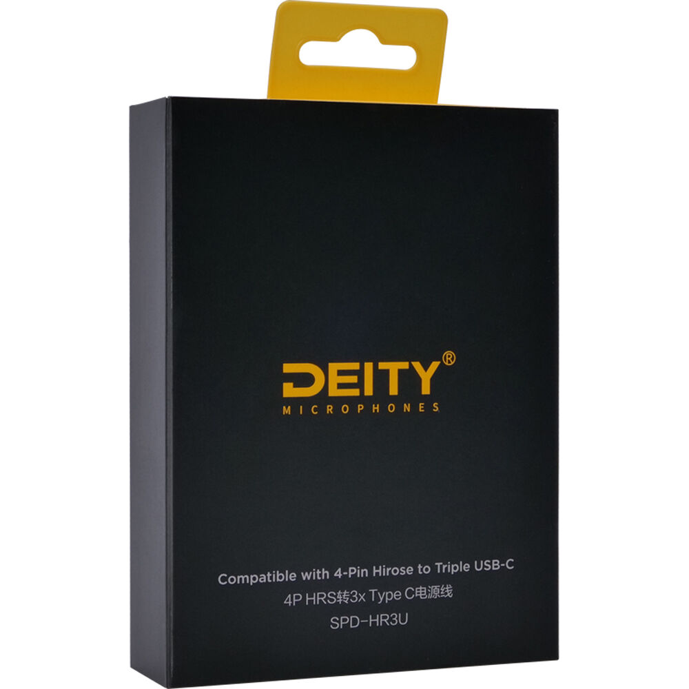 Deity SPD-HR3U - 4-Pin to Triple USB-C Cable
