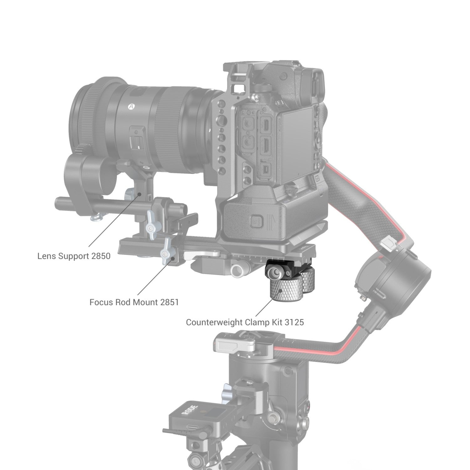 SmallRig Extended Quick Release Plate for DJI RS 2/RS 3 PRO 3031B