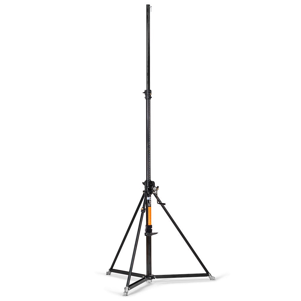 Студиен статив Manfrotto Avenger 387XBU Super Wind Up - неръждаема стомана - черен 5г. гаранция