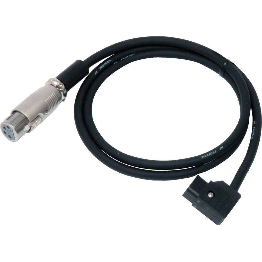 Захранващ кабел D-tap към 4 пинов XLR CONST
