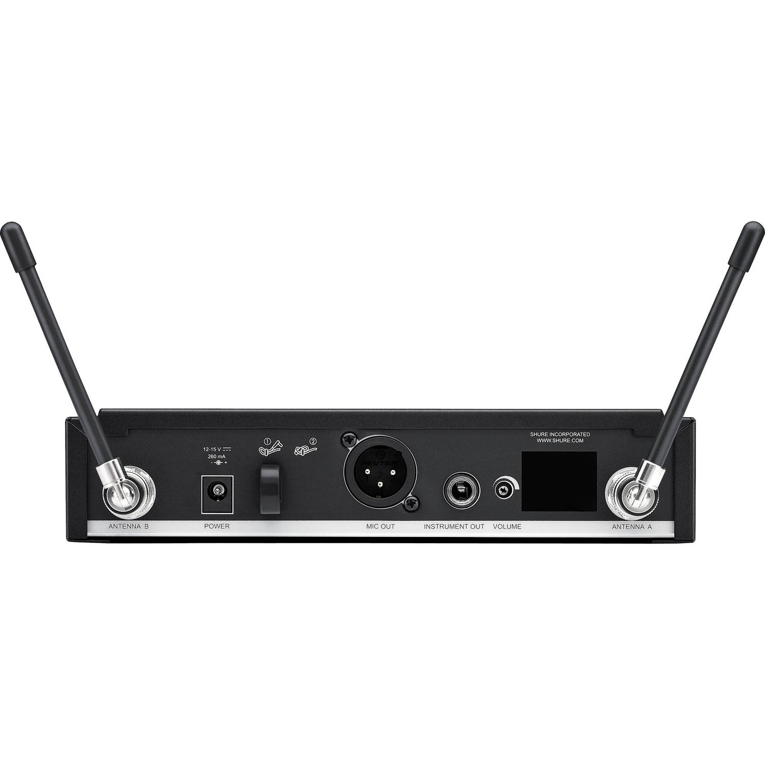 Безжична система Shure BLX24R/SM58-K14 (614-638MHz) с ръчен микрофон и капсула SM58-кардиод