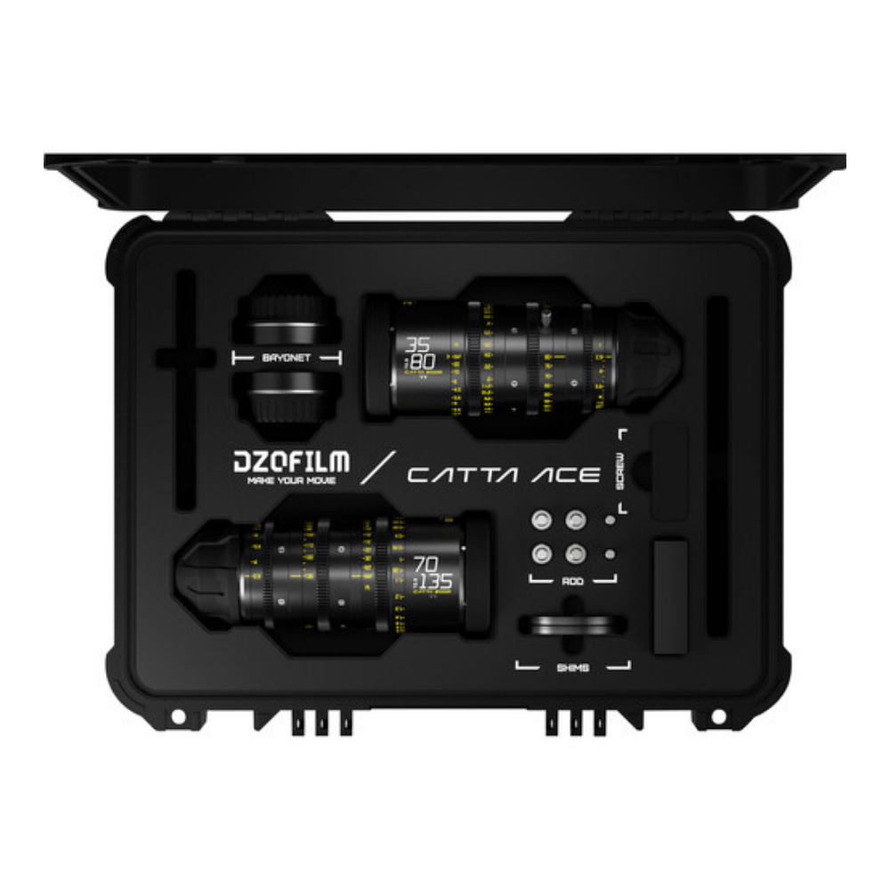 Сет от 2 обектива DZOFILM CATTA ACE FF Zoom Bundle 35-80mm 70-135mm T2.9 BLACK