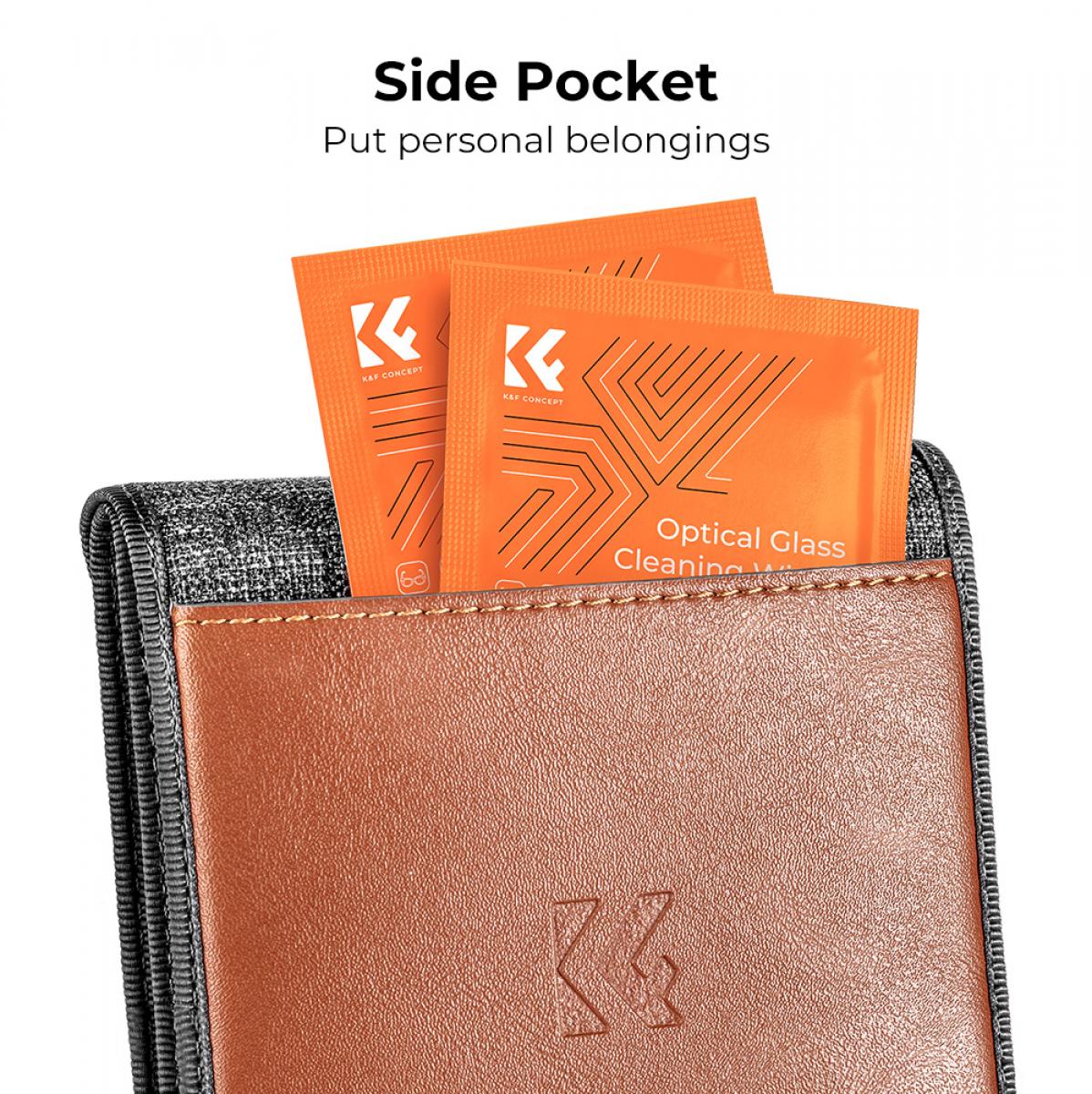 Kалъф за филтри с 3 джоба K&F Concept