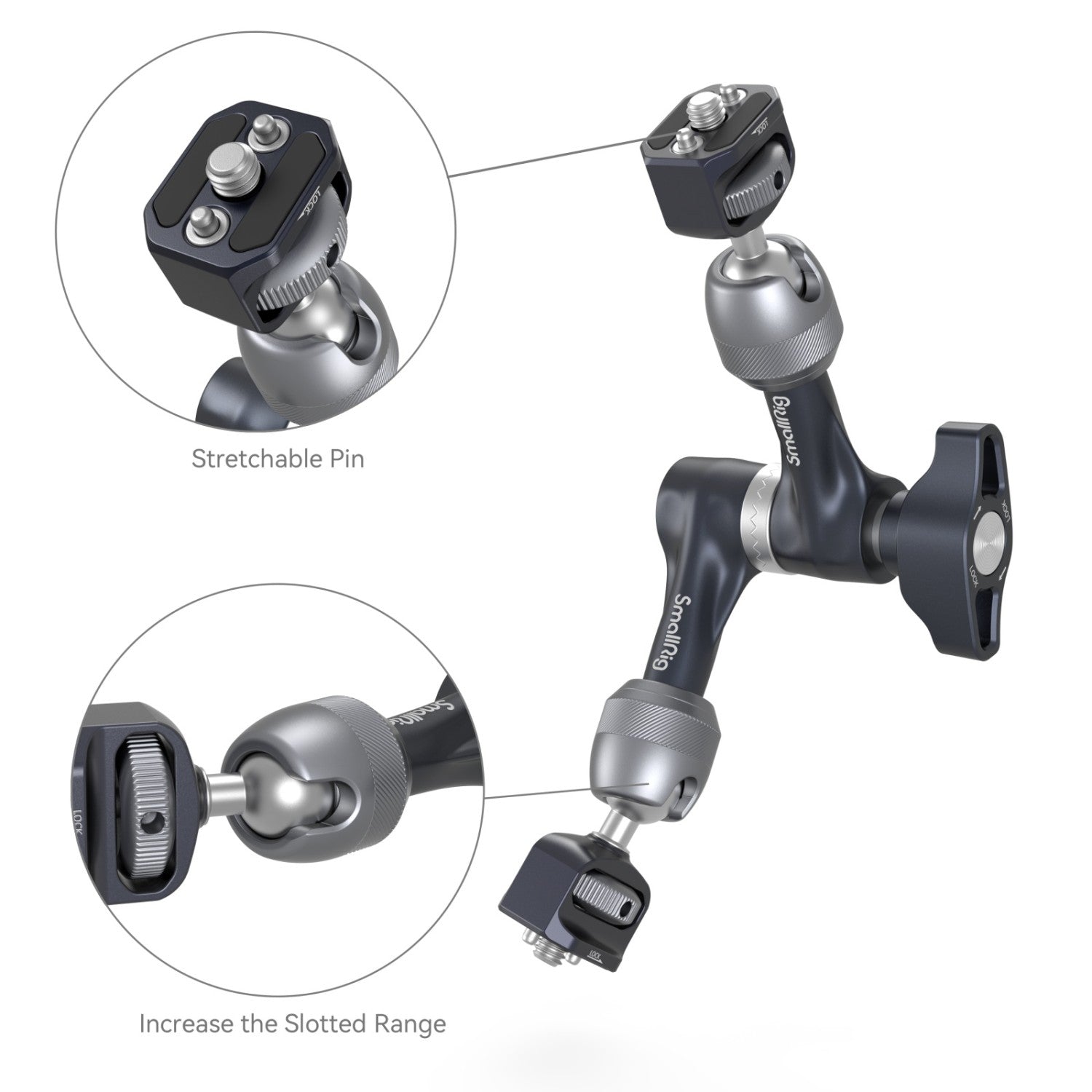 SmallRig Rosette Magic Arm 7”