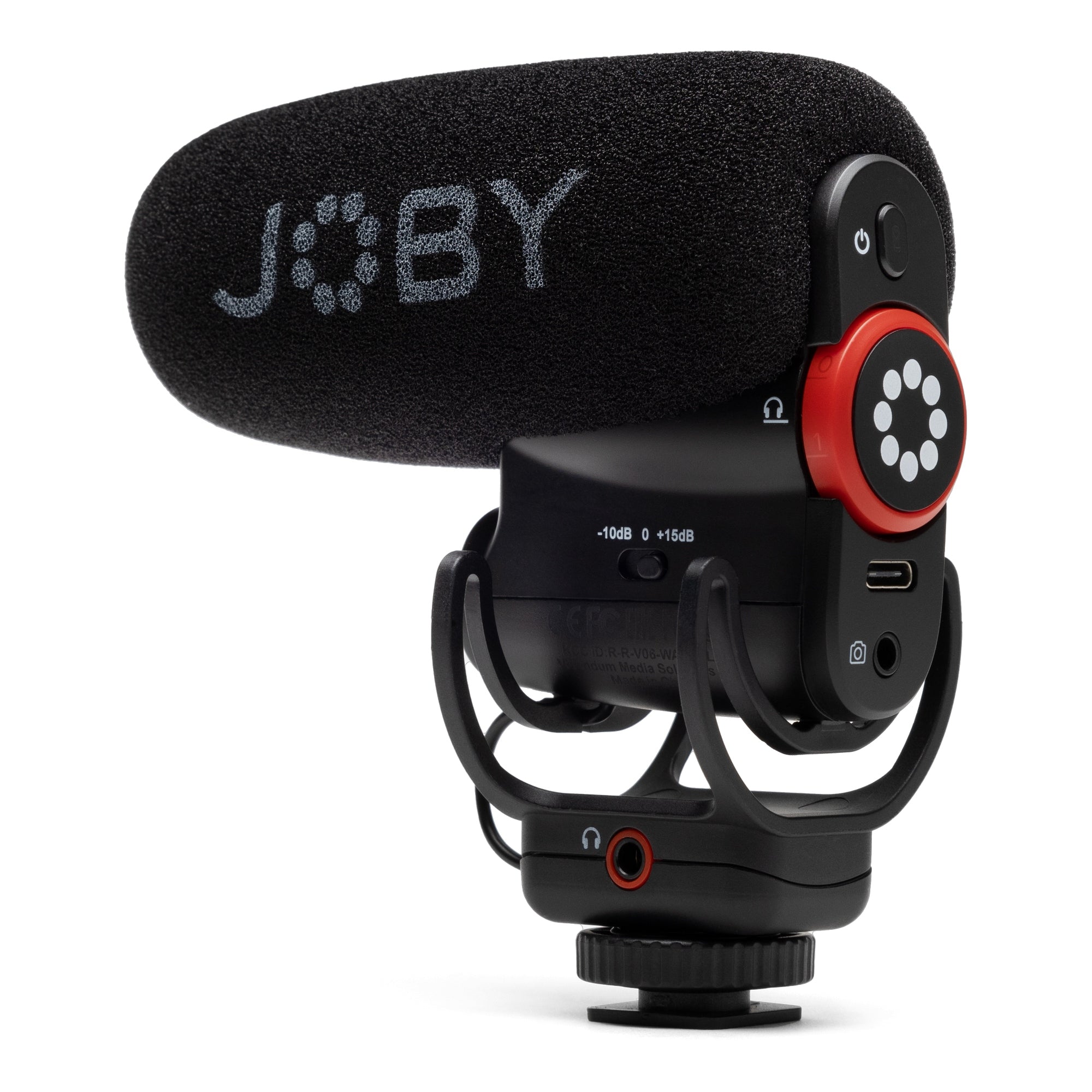 Микрофон Joby Wavo Plus за монтаж на фотоапарат - USB и 3.5mm изходи