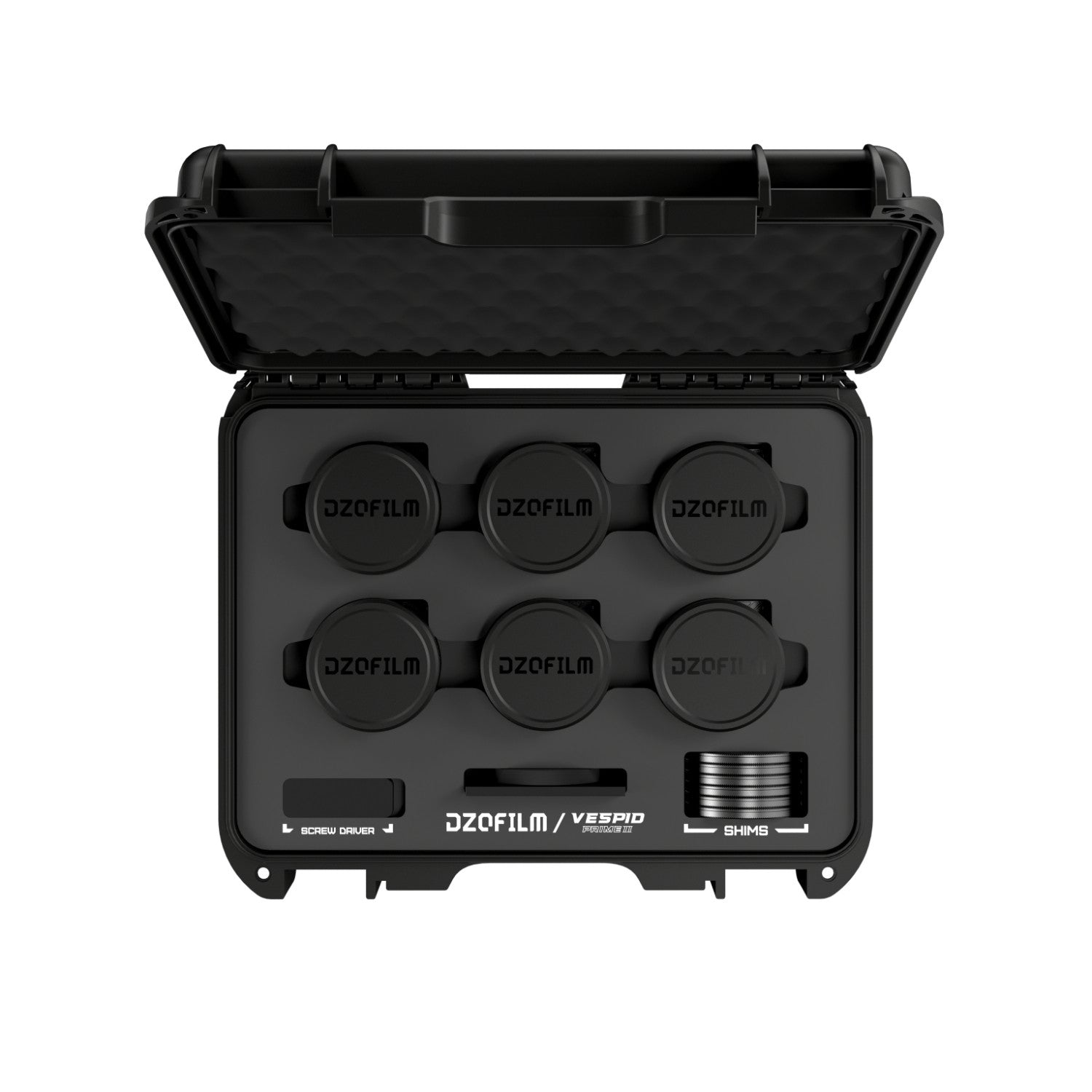 DZO Vespid Prime 2 6-Lens Set 18/24/35/50/85/105 (PL, Metric, Black Case)