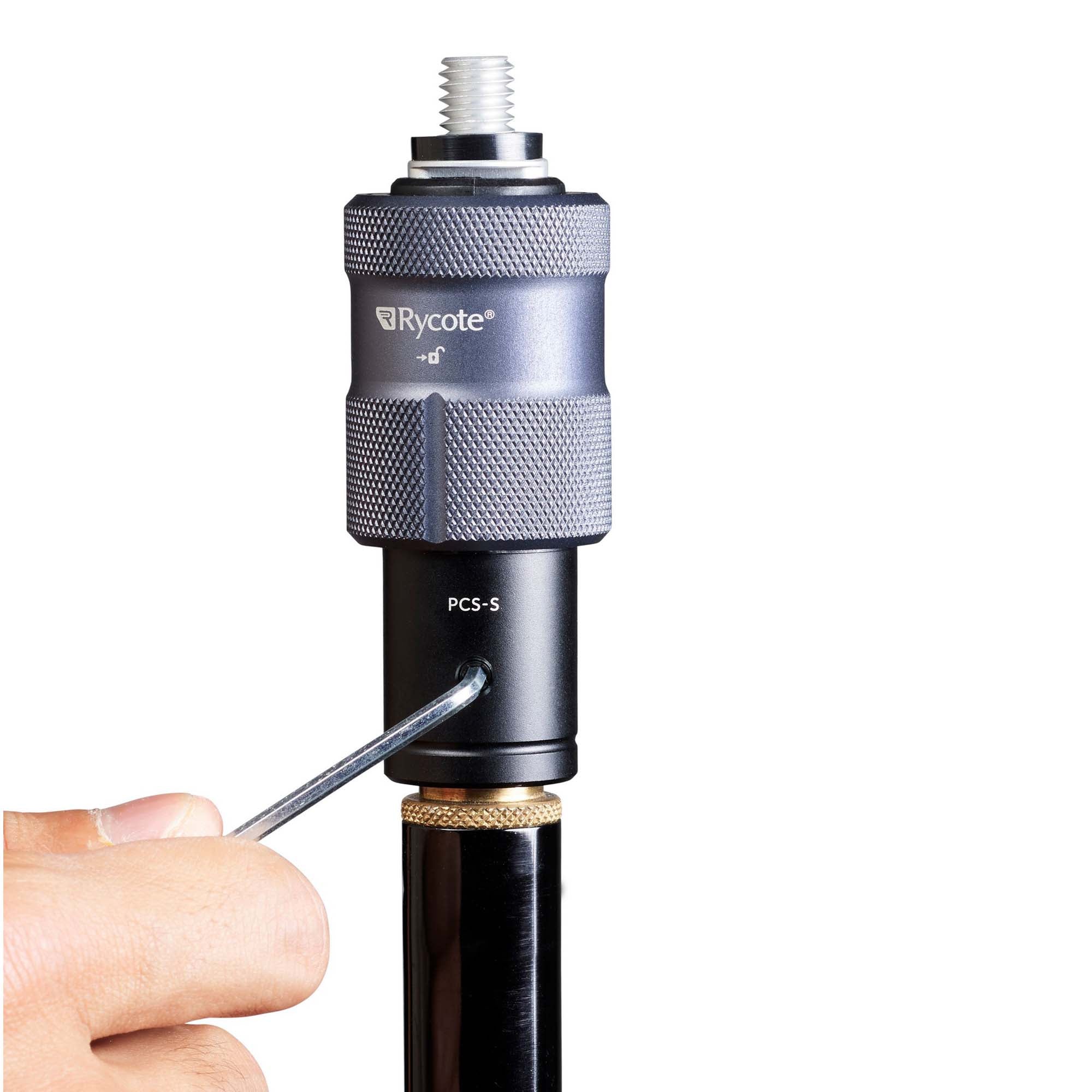 Rycote PCS-Spigot - адаптер за стативи и рамена за осветление с 16mm накрайници