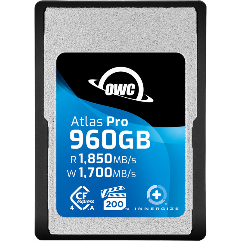 Карта памет OWC CFexpress Type A Atlas Pro R1850/W1700/VPG200 960GB - с адаптер за Type B