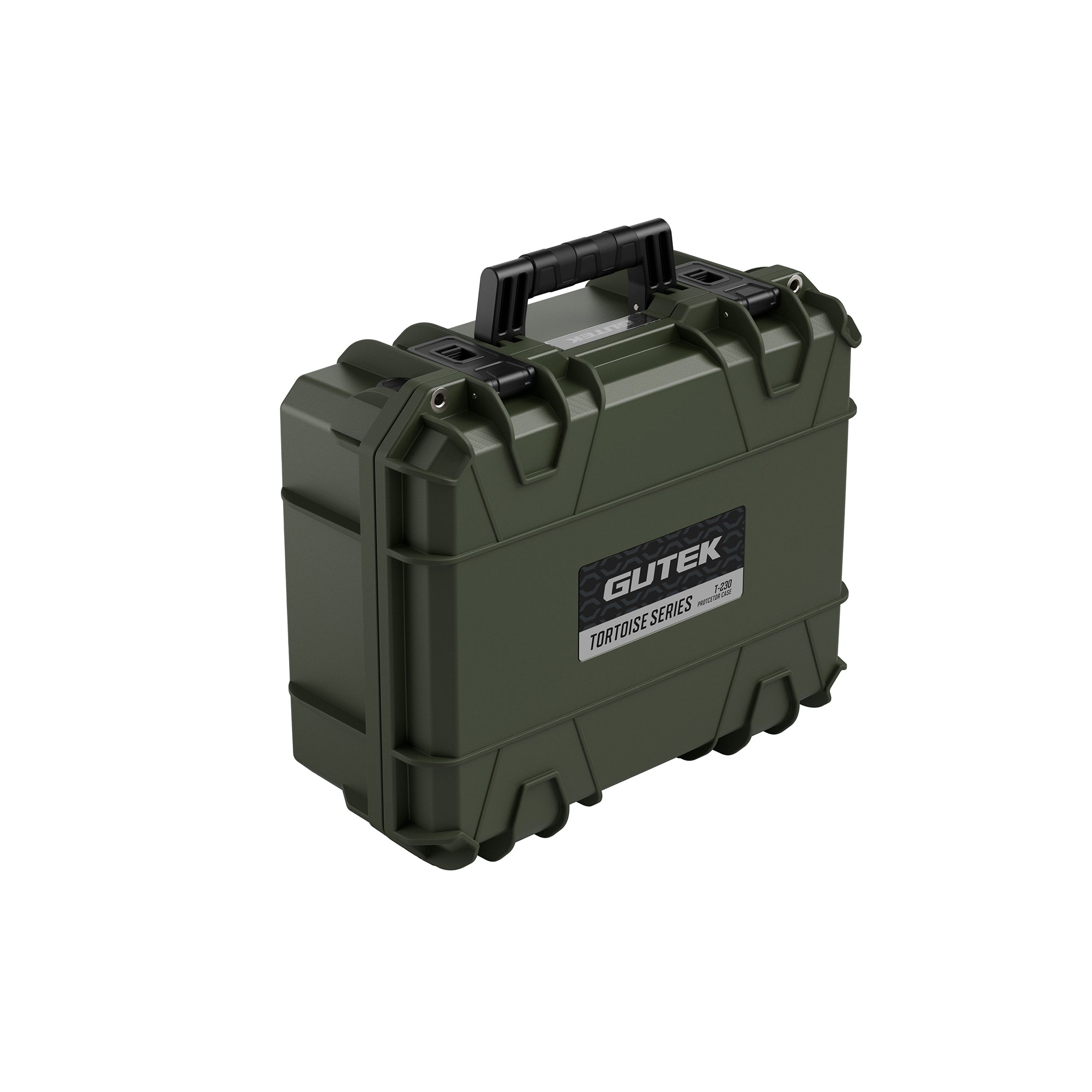 Твърд куфар GUTEK Tortoise T-230 Olive Drab Green - IP67
