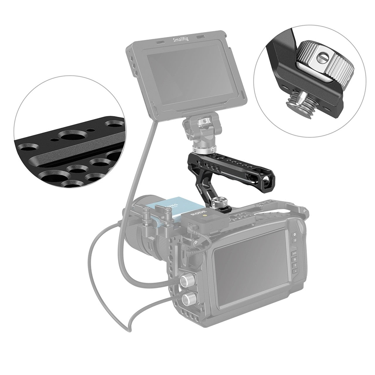 Дръжка с резби с Arri захват SmallRig 2165C