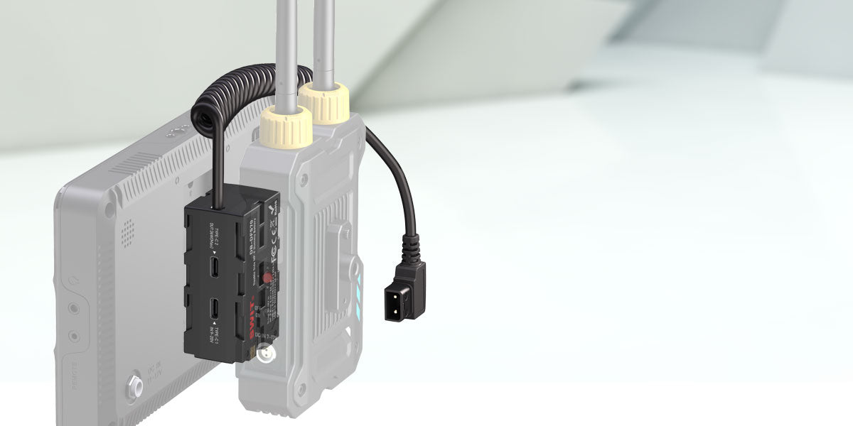 SWIT двустранна Дъми батерия DB-DF570 с USB-C и D-Tap захранване - за Sony NPF