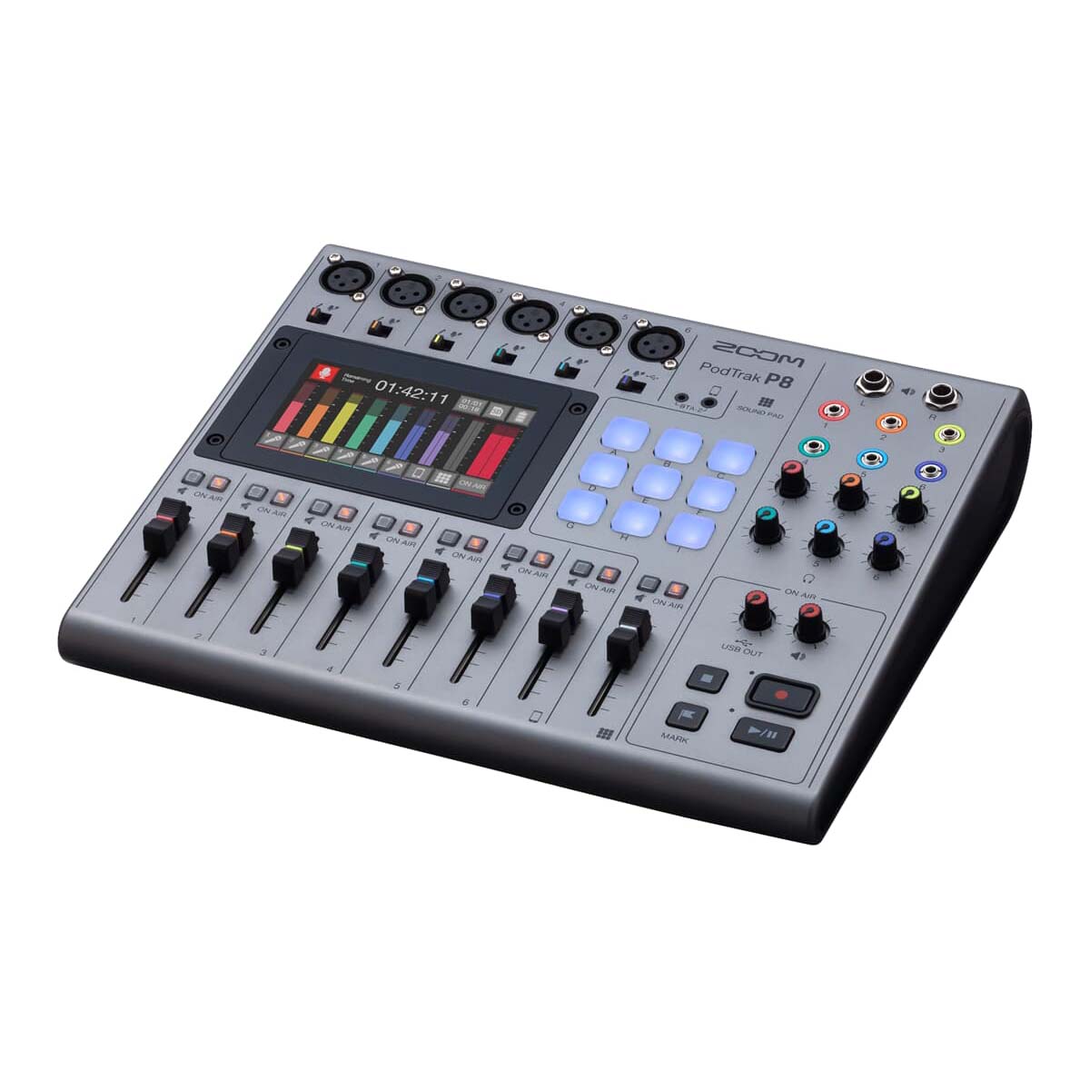 ZOOM PodTrak P8 - Podcast multitrack recorder