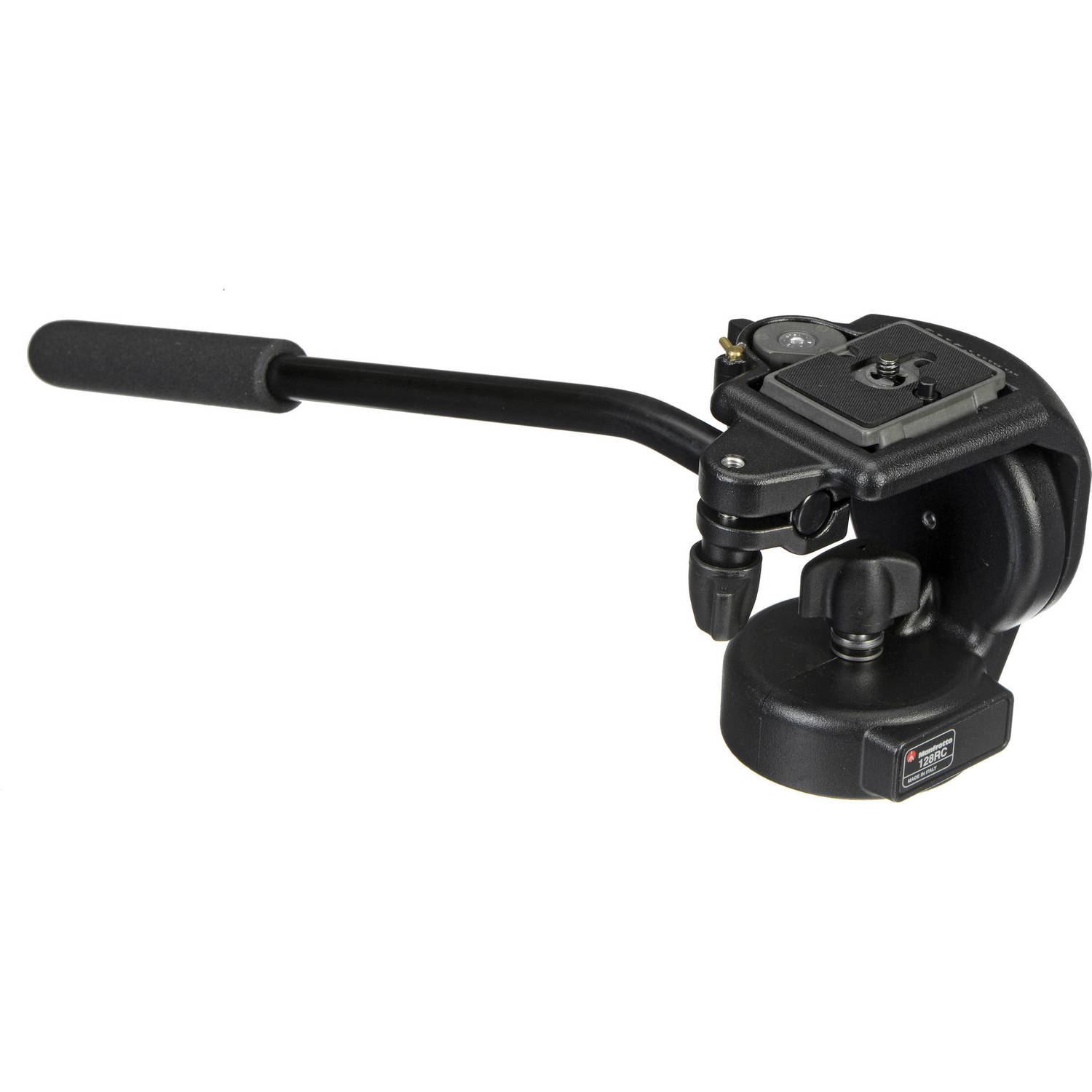 Manfrotto 128RC Micro Fluid Video Head, aluminium