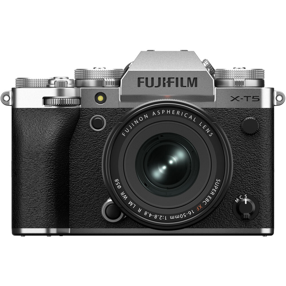 Фотоапарат Fujifilm X-T5 (Сребърен) с обектив Fujifilm XF 16-50mm f/2.8-4.8