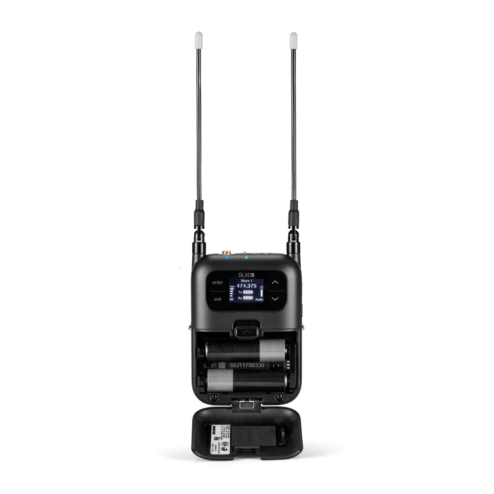 Shure SLXD15/W85-J53 (562-606 MHz) Digital Camera-Mount Wireless System with Bodypack and lav WL185