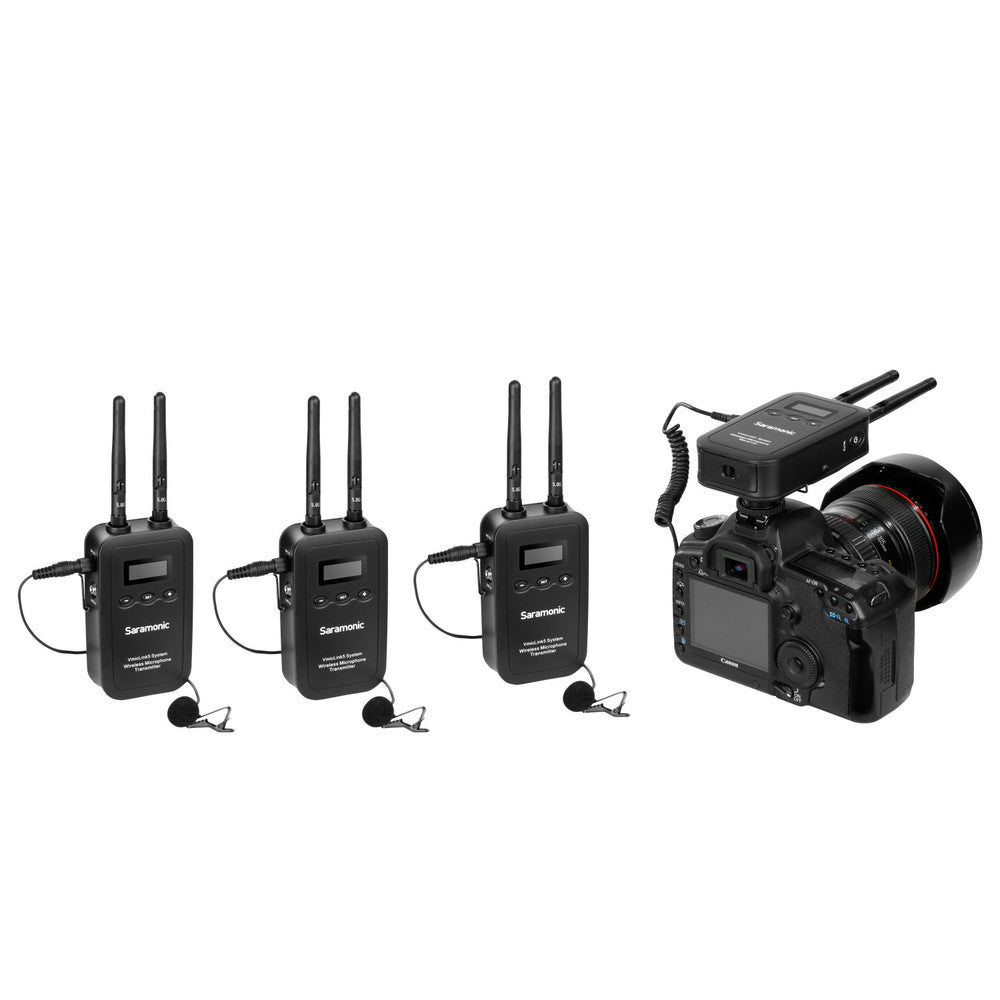 Saramonic Vmiclink5 5.8Ghz Shf Wireless Lavalier Microphone System