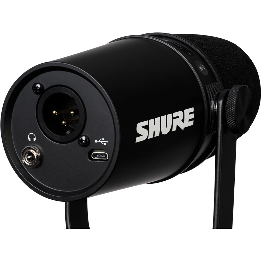 Динамичен Podcast микрофон Shure MV7 - Черен