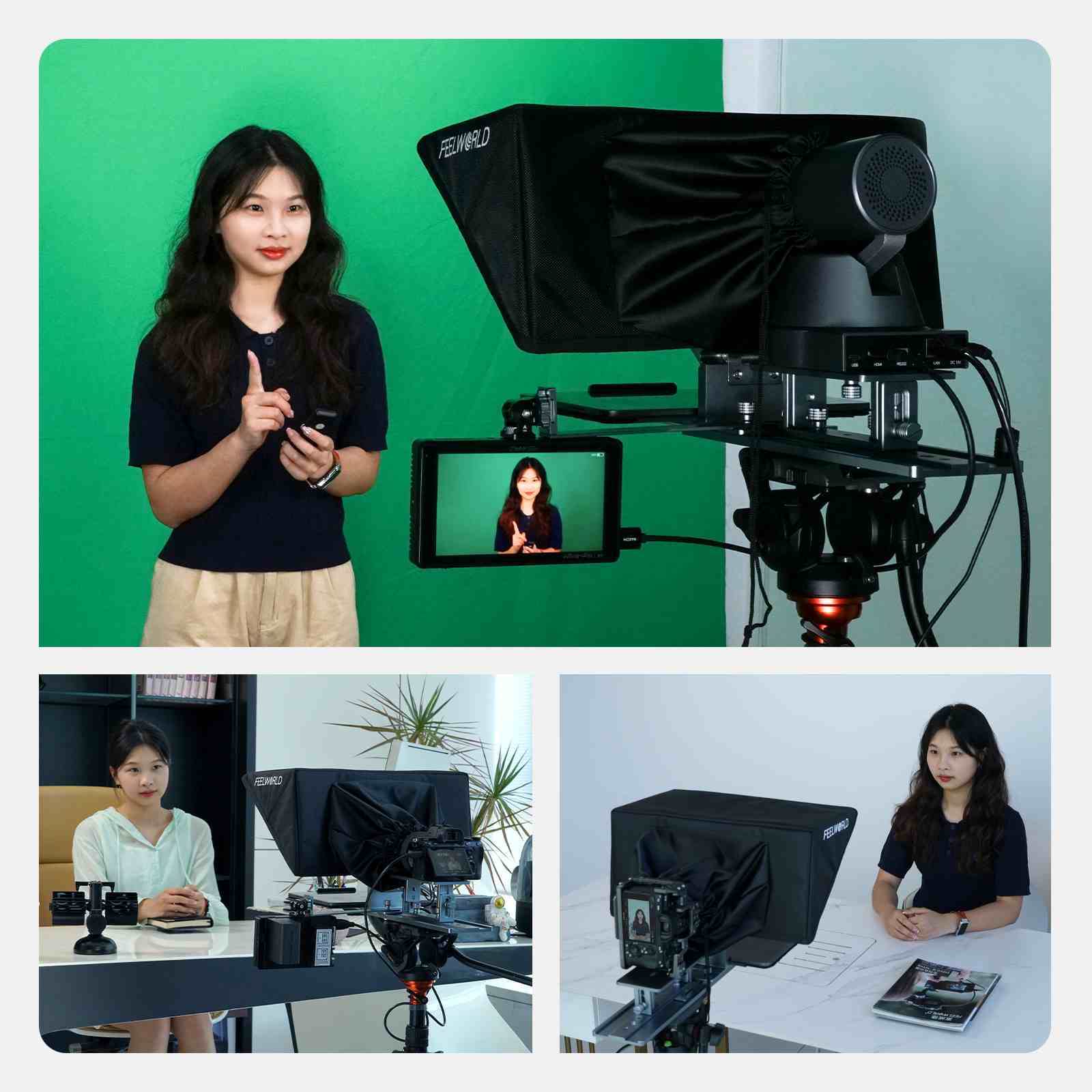 Телепромптер Feelworld TP16 teleprompter
