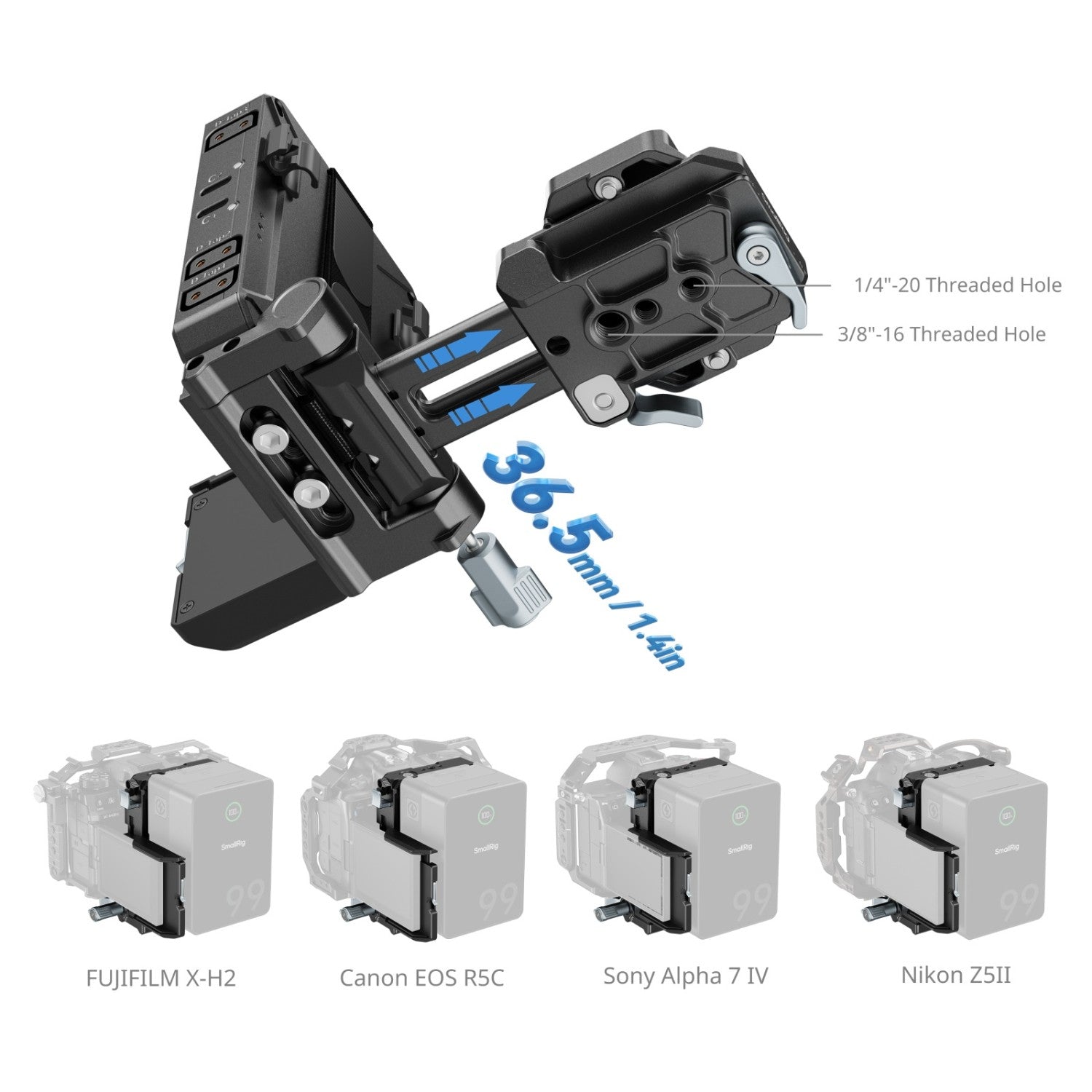 Адаптерна плоча за V-lock батерия SmallRig 5227