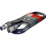 Кабел Stagg SMC3 XLR женски към XLR мъжки 3m Червен