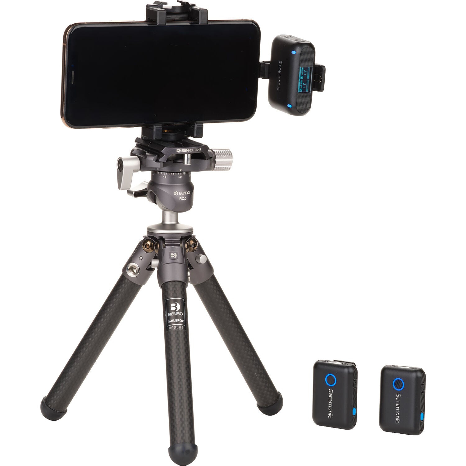 Saramonic Blink500B2+ 4 ин 1 -  2-Person Wireless Clip-On Mic System With Lavaliers & Dual Receiver