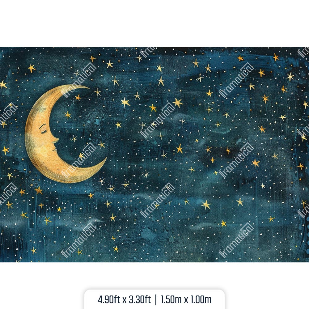 Текстилен фон - Midnight Dreams - 3.00m x 2.40m