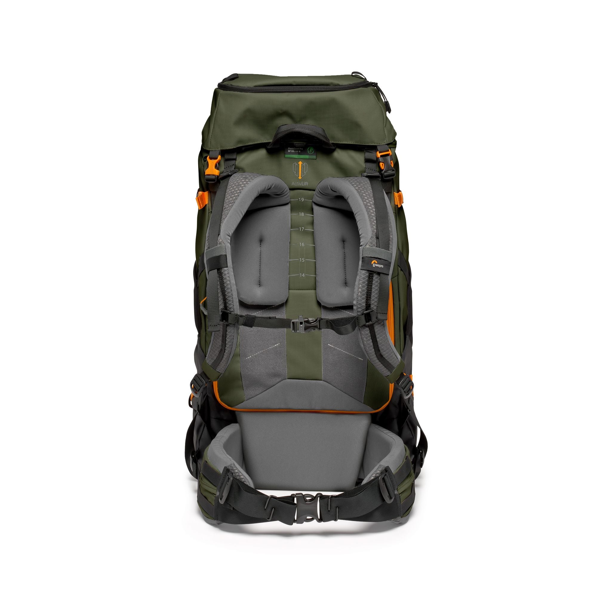 Раница Lowepro PhotoSport PRO 55L AW IV (S-M) - Тъмно зелен