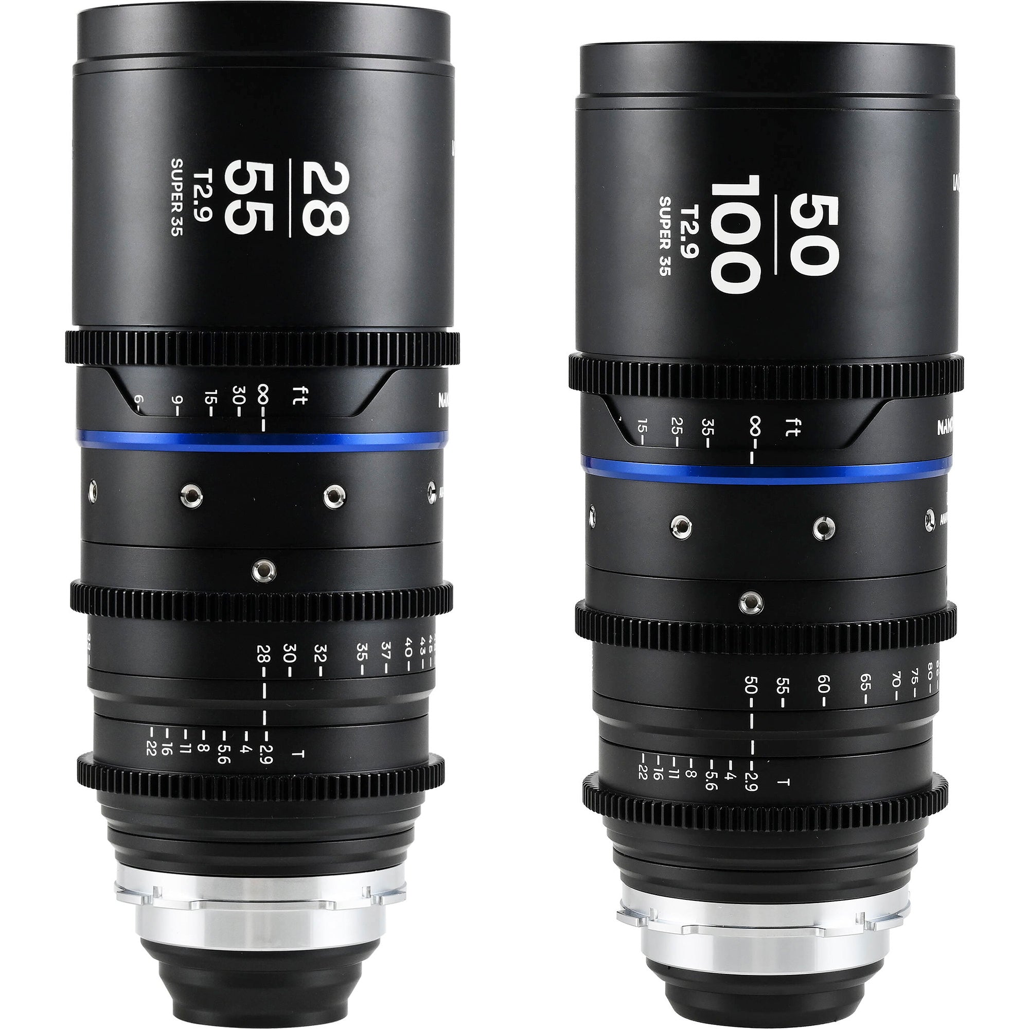 Laowa Nanomorph S35 Zoom 2-Lens Bundle  (28-55mm, 50-100mm) (Amber)