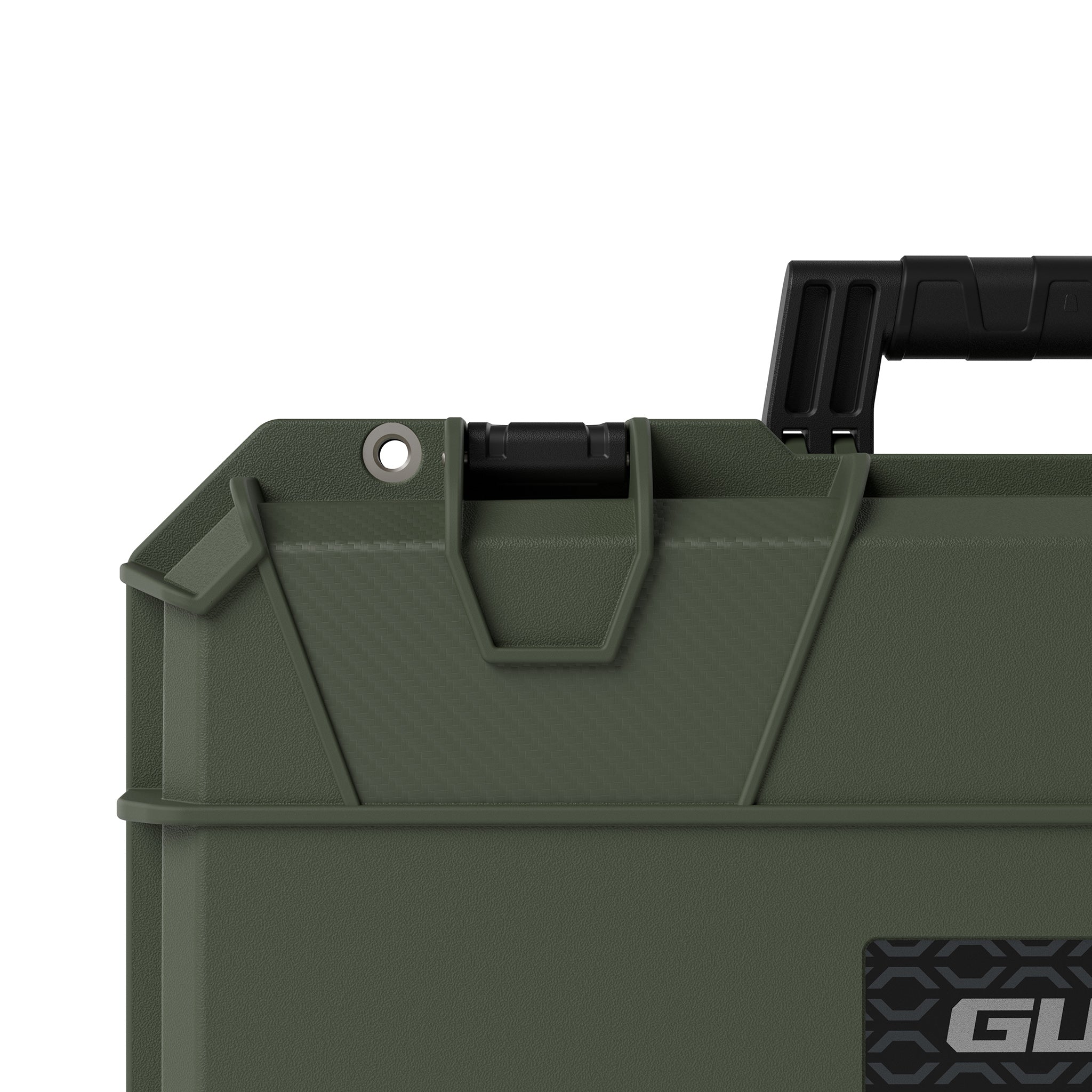Твърд куфар с колелца GUTEK Tortoise T-300 Olive Drab Green - IP67
