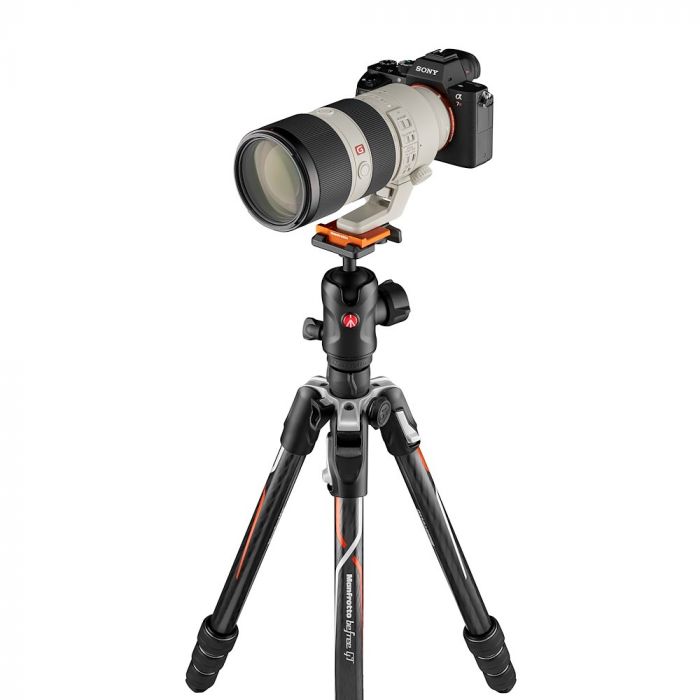 Карбонов туристически статив Manfrotto Befree GT Alpha за камери Sony α7 и α9 - 10г. Гаранция