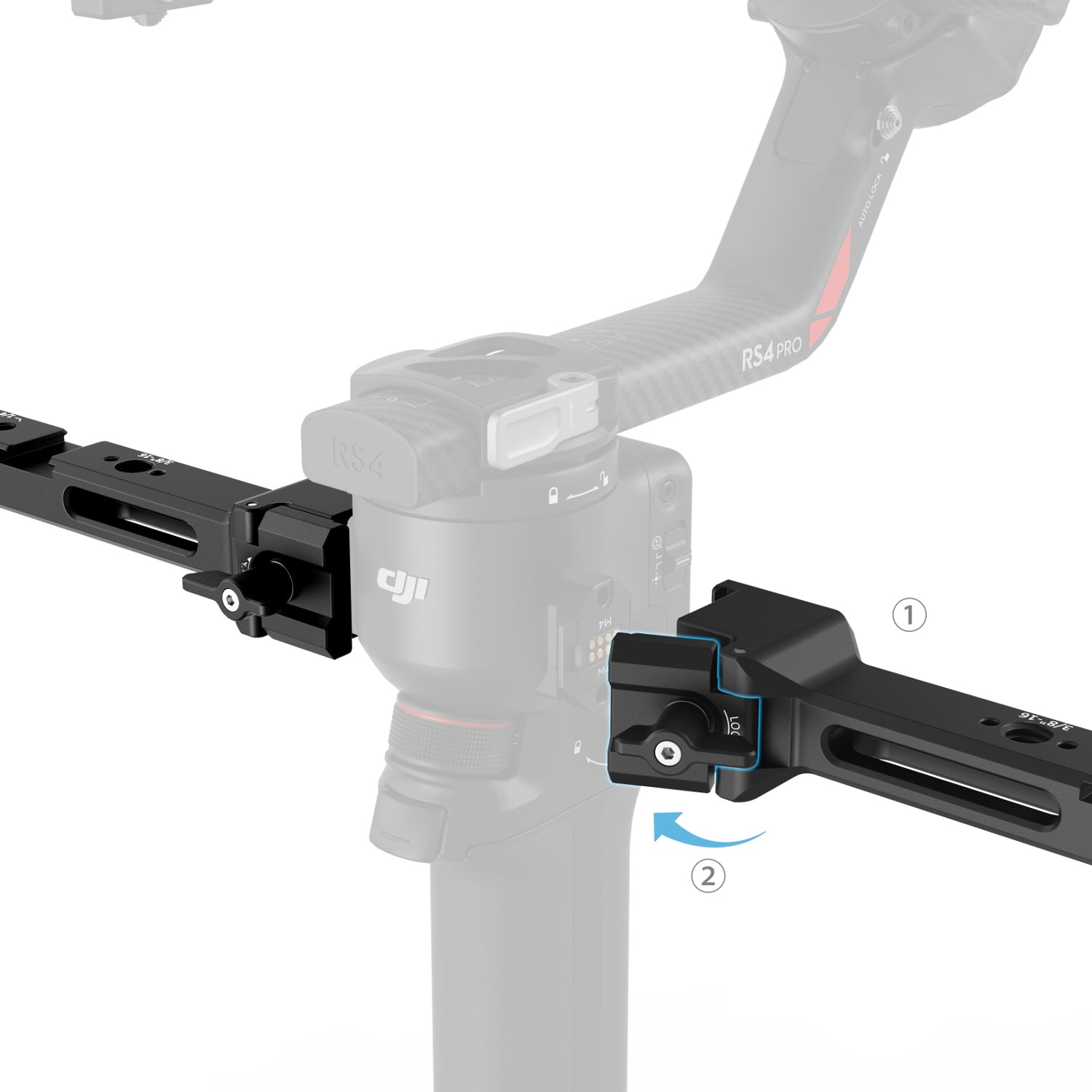 Двойна ръкохватка за управление на фокуса за DJI RS Series SmallRig 4327