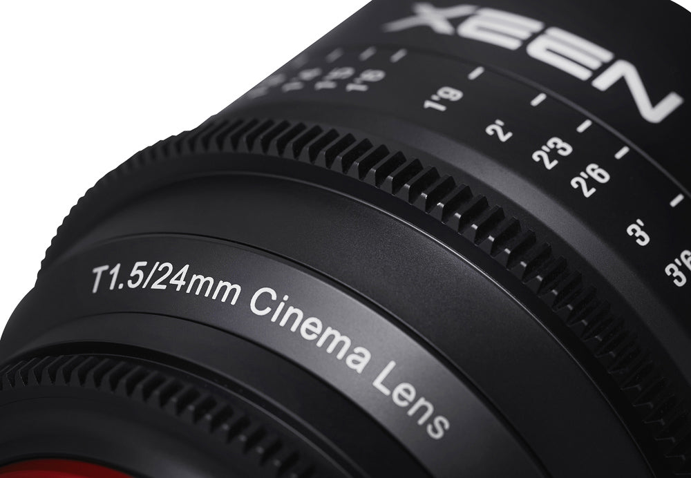 Кино обектив XEEN 24mm T1.5 за Canon EF