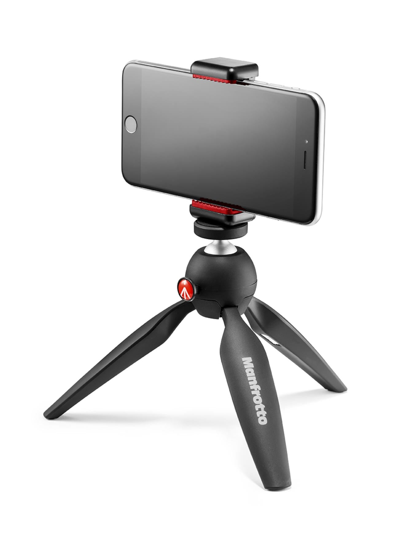Mini Tripod Black with Universal Smartphone Clamp - Made in Italy