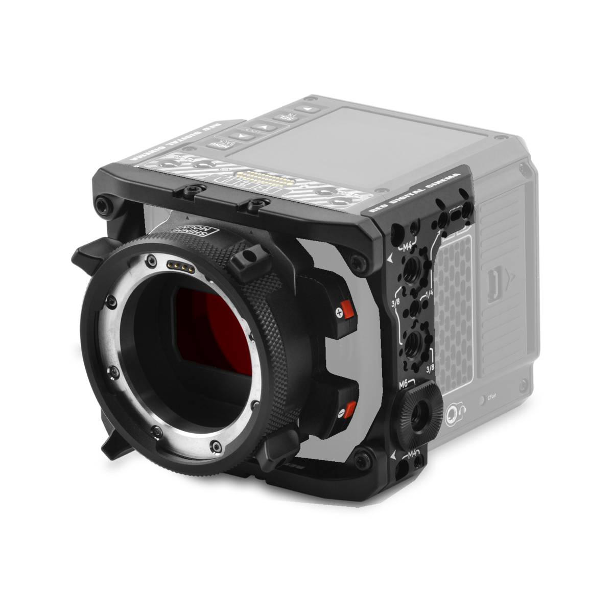 Комплект RED RF към PL Адаптер с Електронен ND Филтър (за Комодо камери)