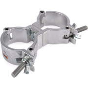 Riggatec double clamp, silver, up to 100 kg, 48 - 51 mm pipe