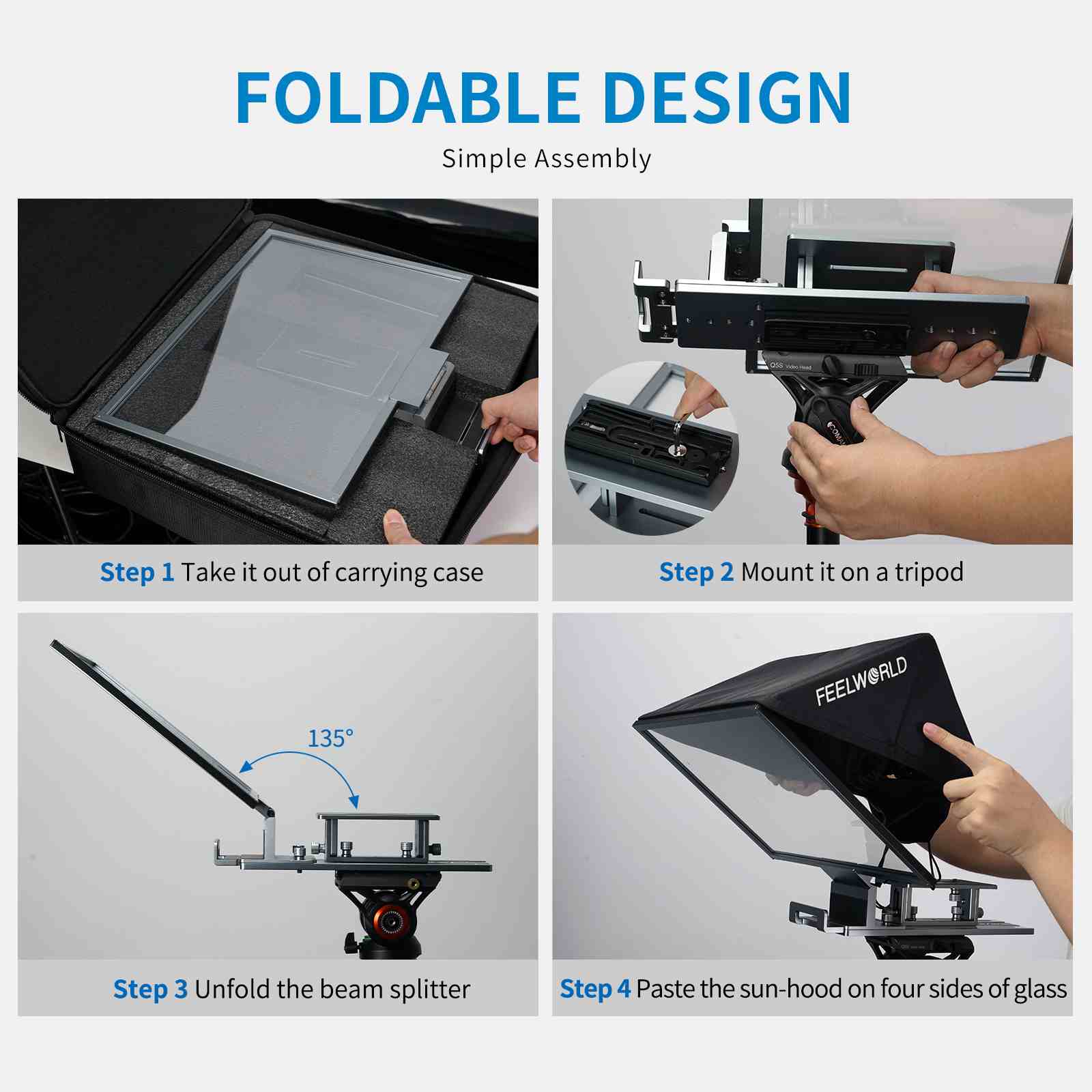 Телепромптер Feelworld TP16 teleprompter