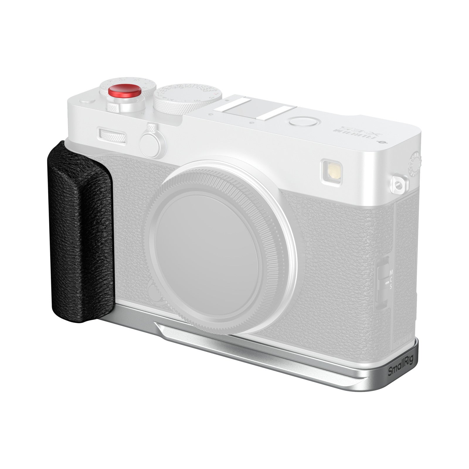 SmallRig L-образна монтажна пластина със силиконова дръжка за FUJIFILM X-E5 (сребриста) 5447