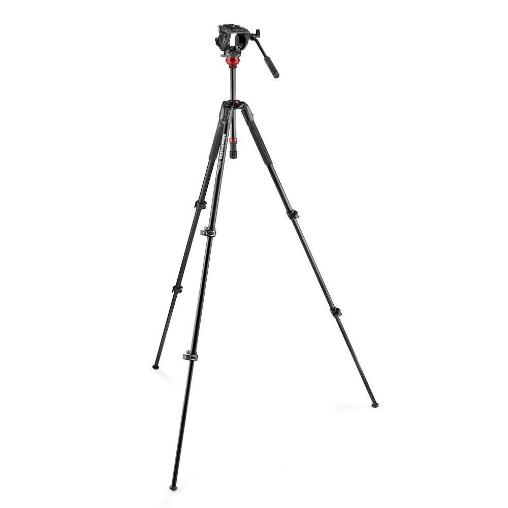 Manfrotto video kit 500 Fluid Video Head Flat Base with 190X Video Alu Tripod