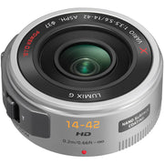 Обектив Panasonic Lumix G X VARIO 14-42mm f3.5-5.6 Power Zoom, Power O.I.S. - Сребрист
