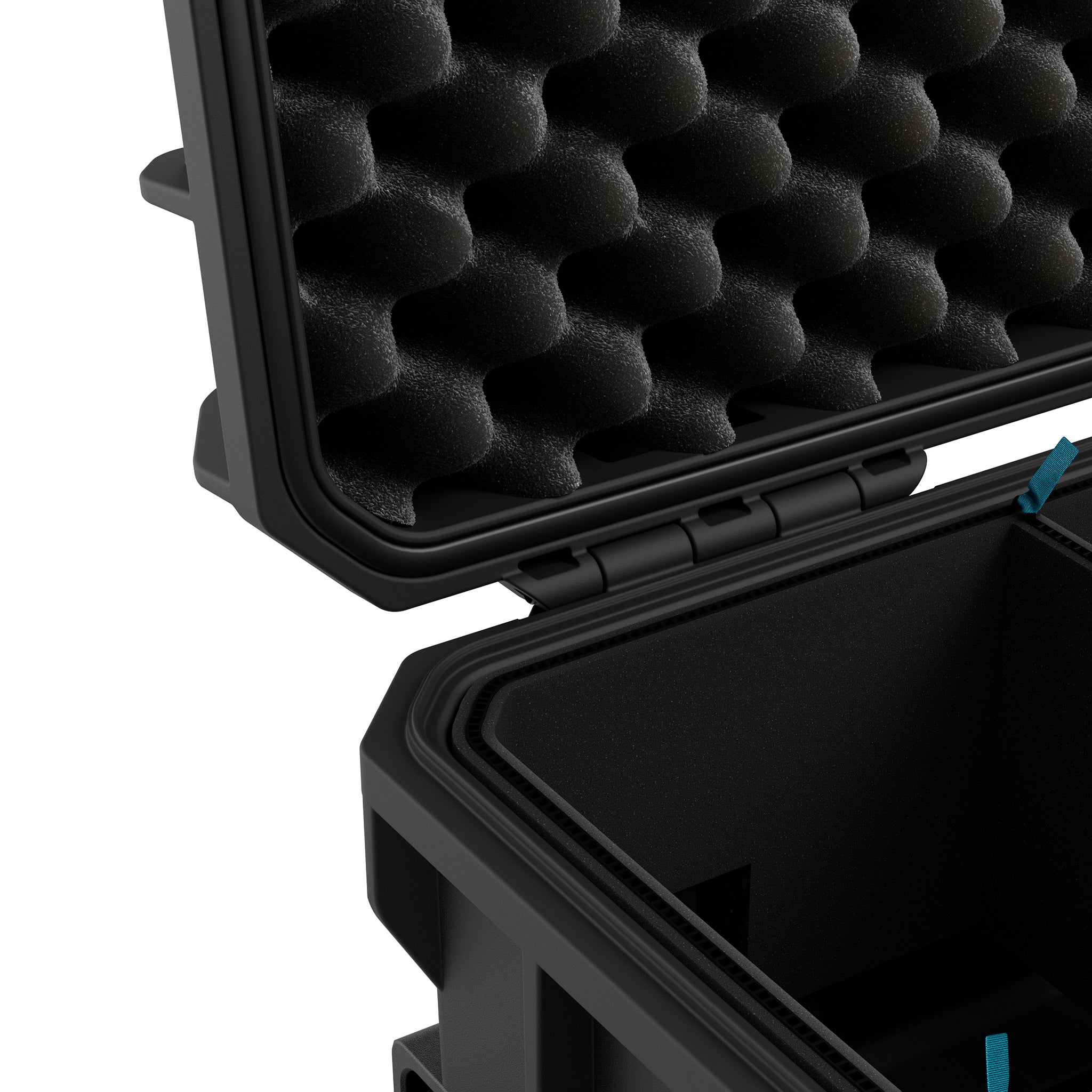 Твърд куфар с колелца GUTEK Tortoise T-300 Black - IP67