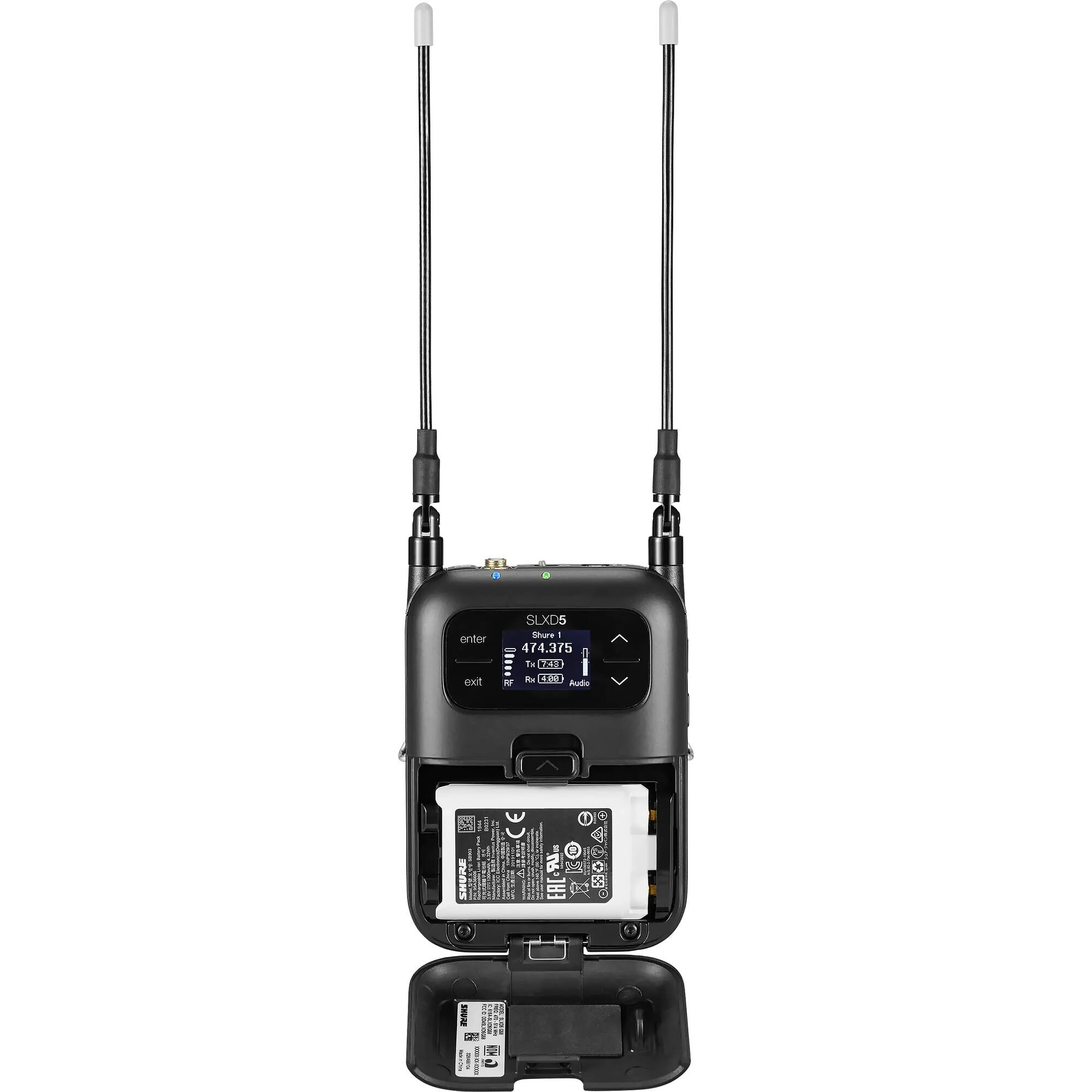 Безжичен бодипак приемник Shure SLXD5/H56 (518 - 562 MHz)  - едноканален